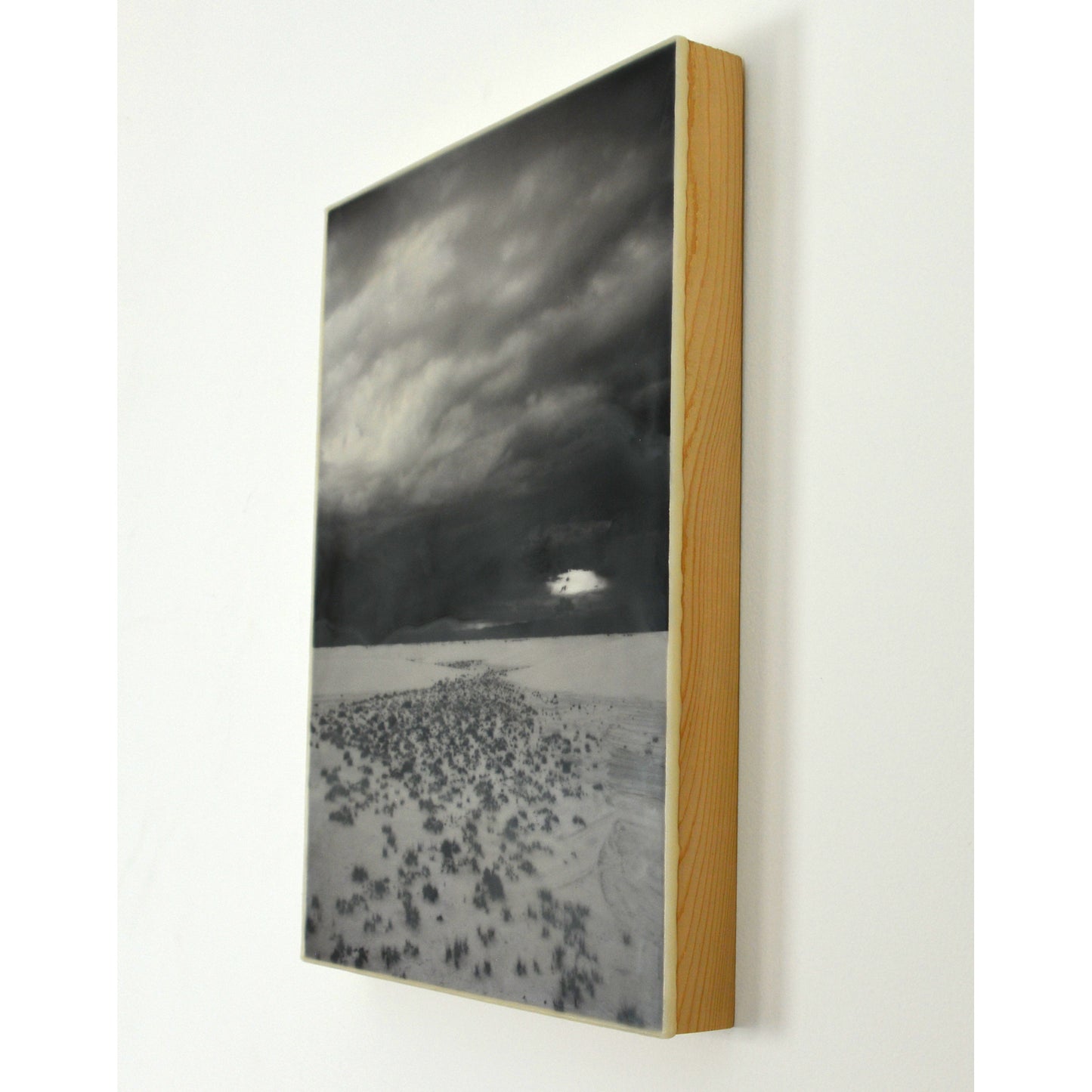 White Sands - Photo Encaustic - 14"W x 18"H