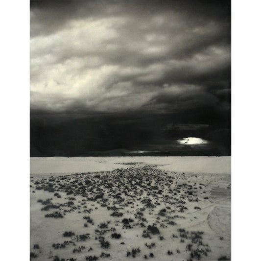 White Sands - Photo Encaustic - 14"W x 18"H